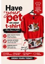 Custom Pet Illustration – Upload Your Photo