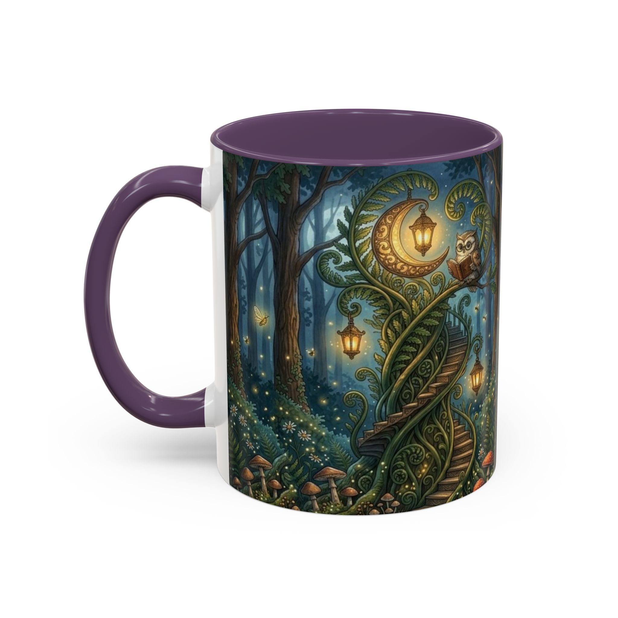 Enchanted Forest Coffee Mug — Moonlit Woodland Fantasy 11oz - Image 27