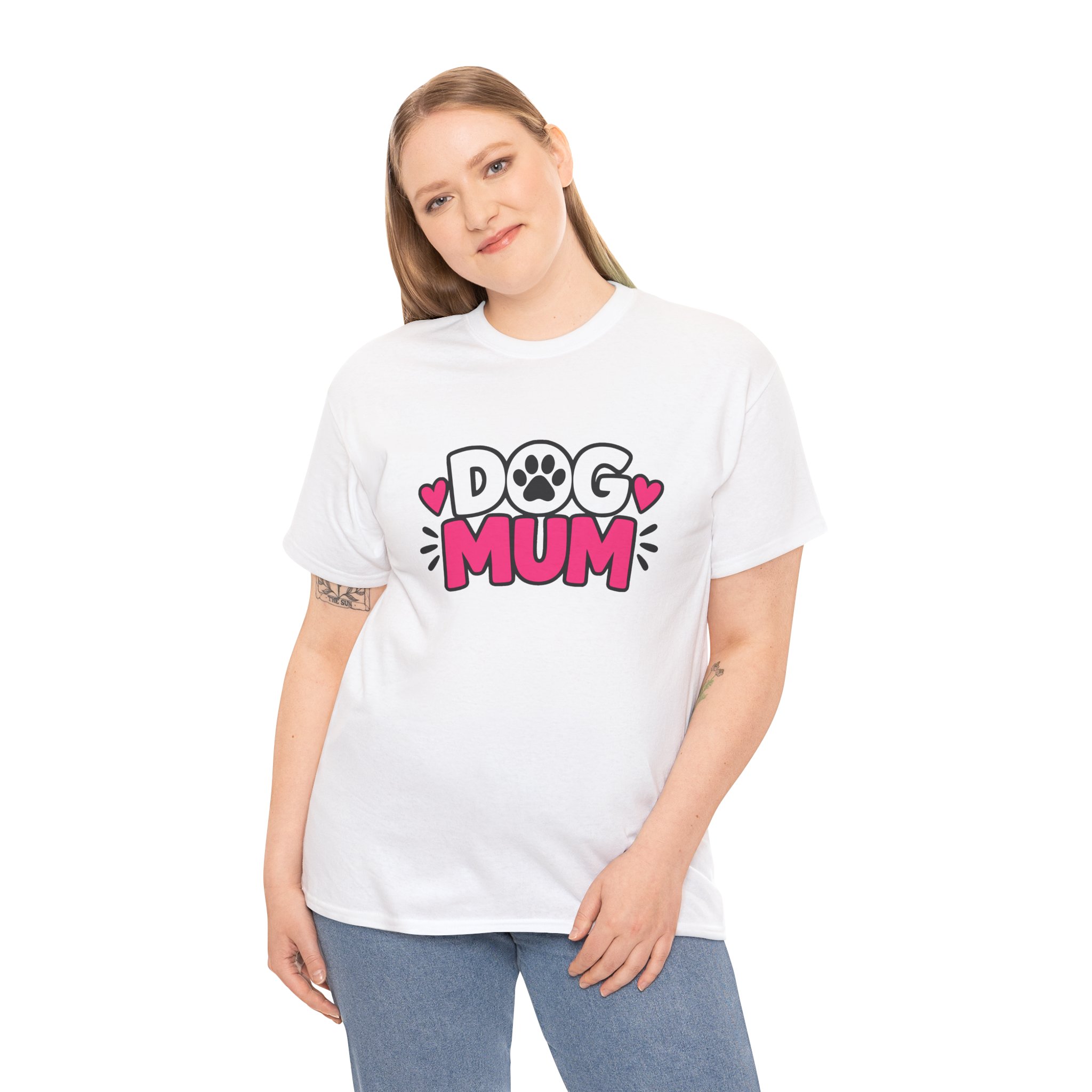 cute paw print dog lover graphic tee