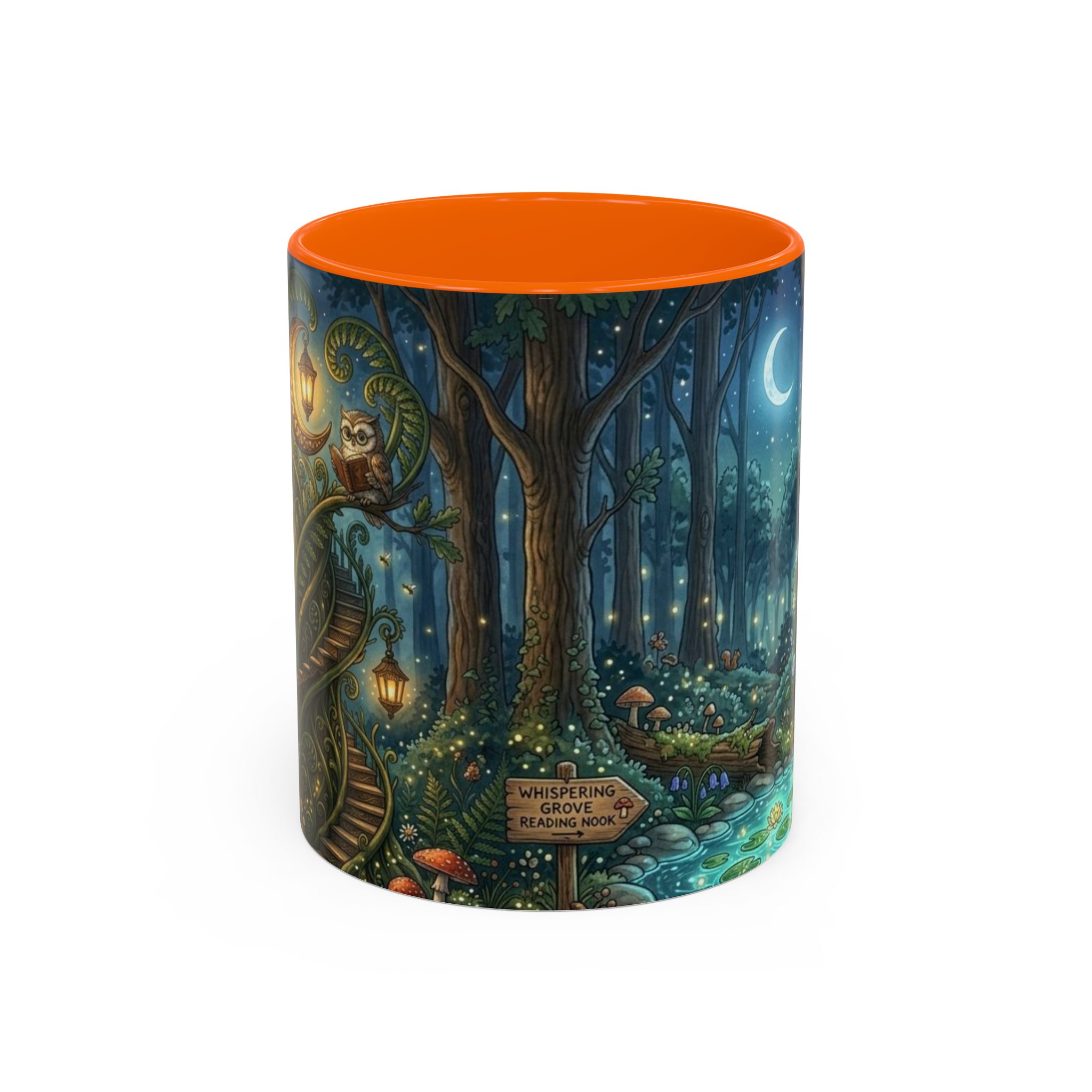 Enchanted Forest Coffee Mug — Moonlit Woodland Fantasy 11oz - Image 21