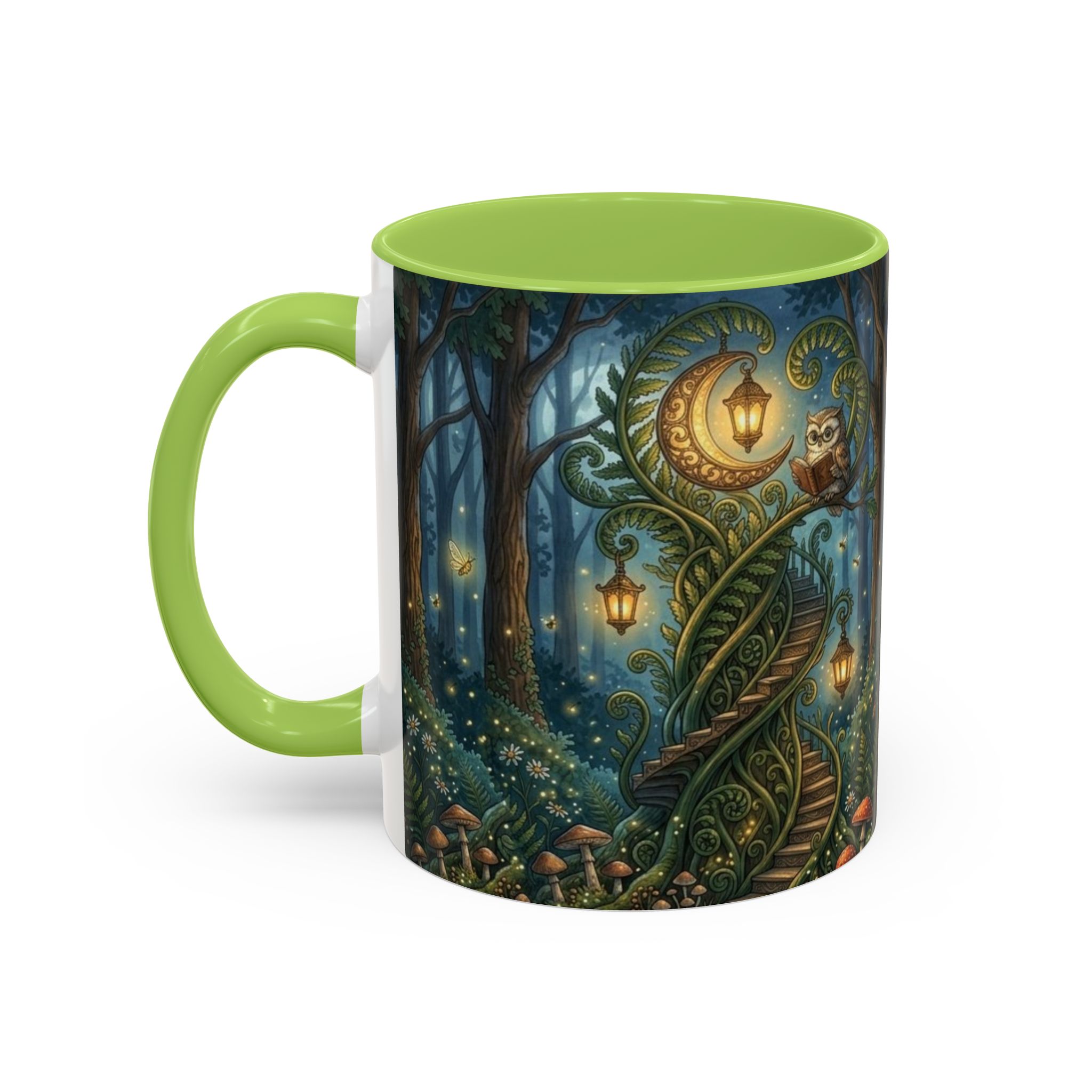 Enchanted Forest Coffee Mug — Moonlit Woodland Fantasy 11oz - Image 35