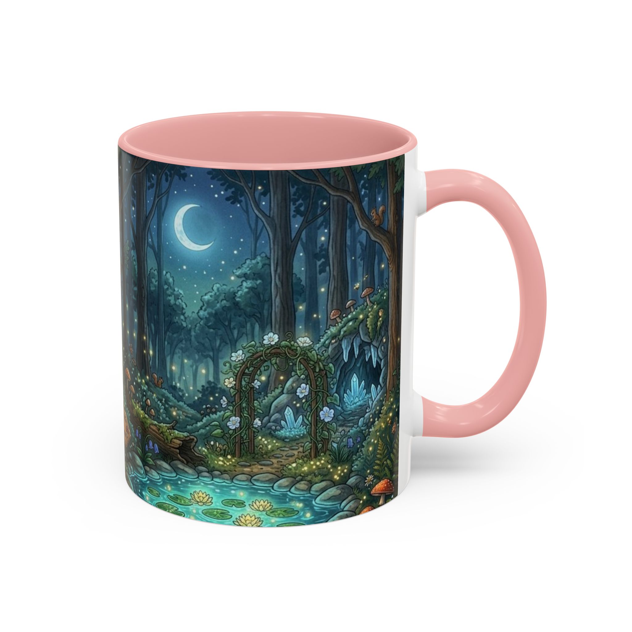 Enchanted Forest Coffee Mug — Moonlit Woodland Fantasy 11oz - Image 10