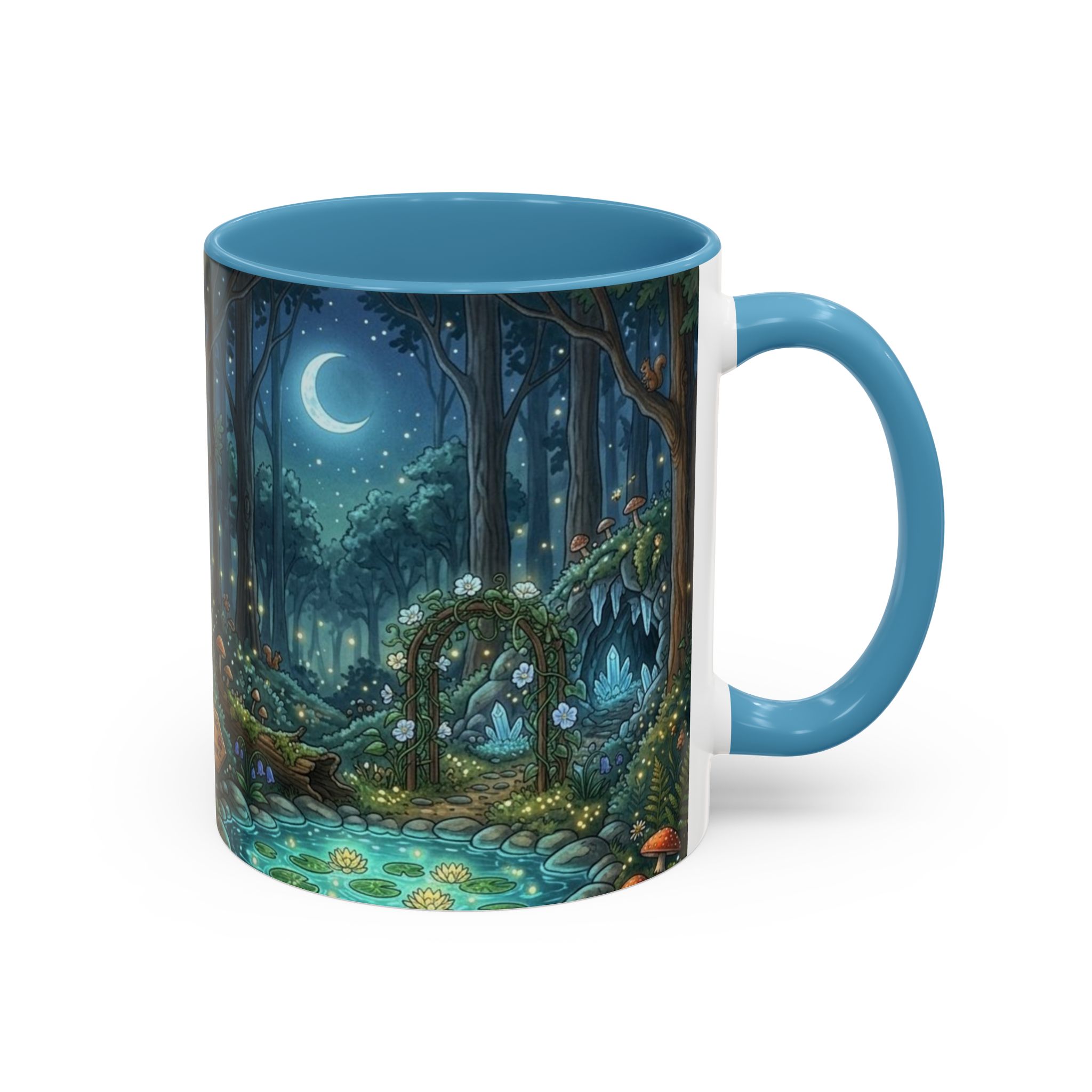 Enchanted Forest Coffee Mug — Moonlit Woodland Fantasy 11oz - Image 18