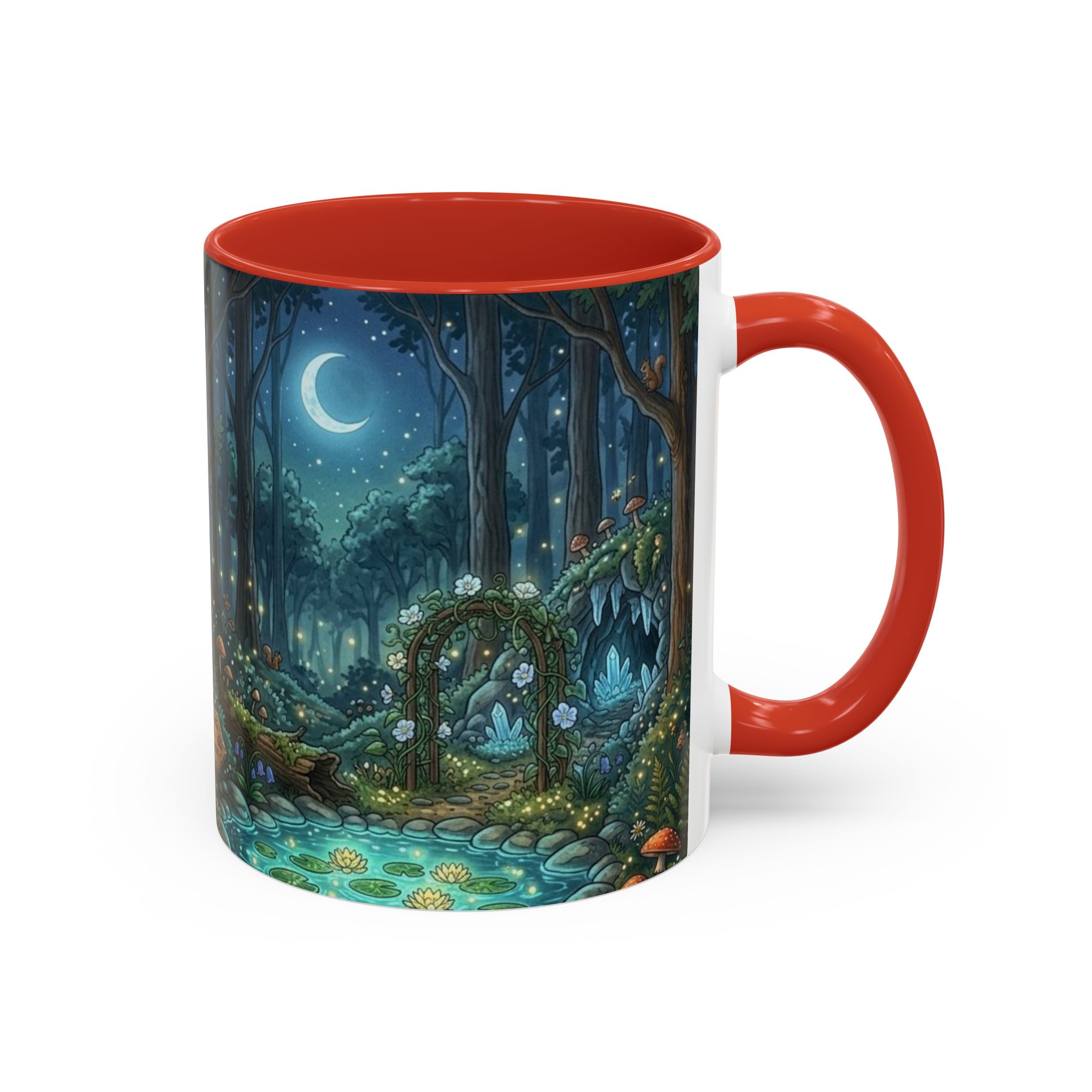 Enchanted Forest Coffee Mug — Moonlit Woodland Fantasy 11oz - Image 14