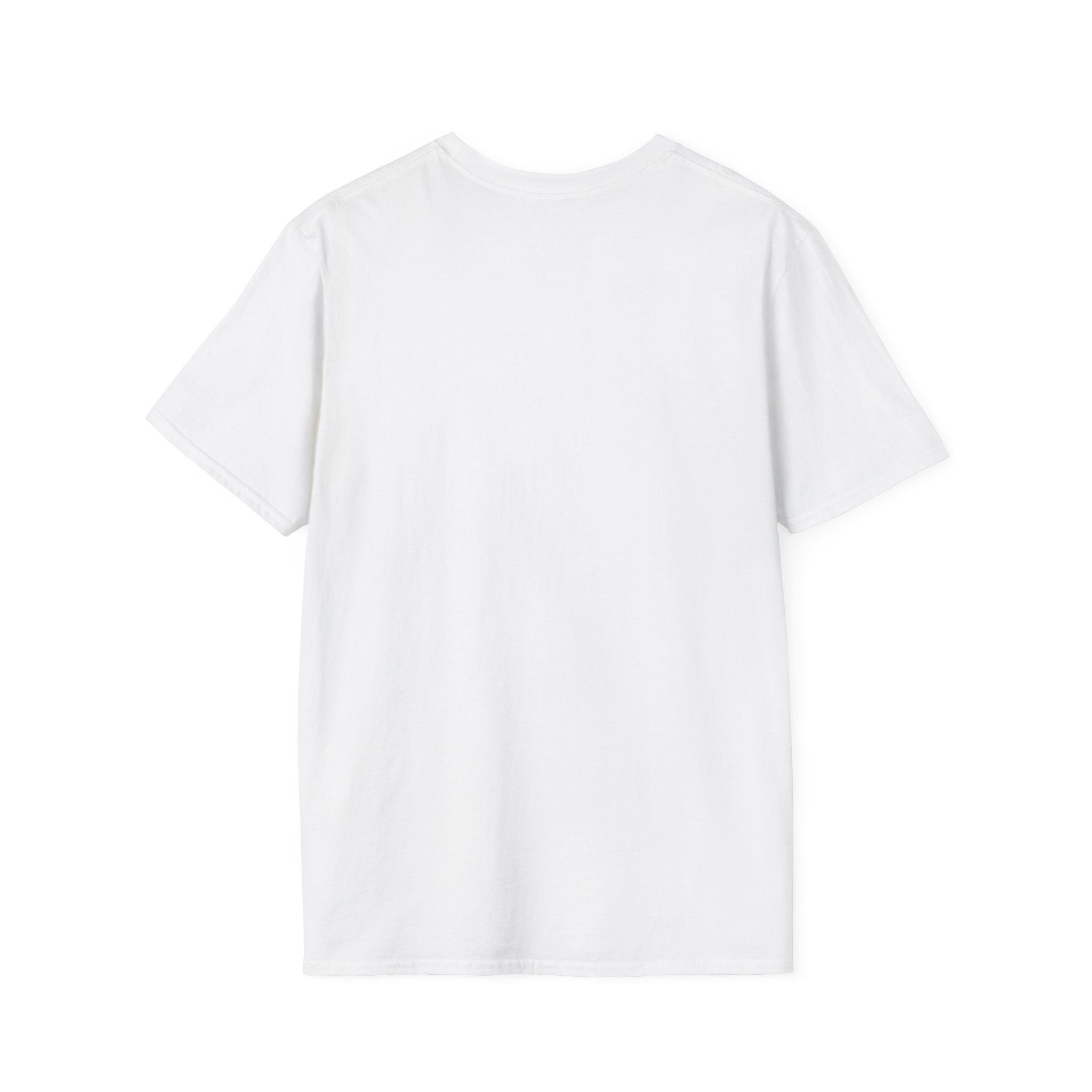 Back view of Christmas Snowman T‑shirt in holiday style