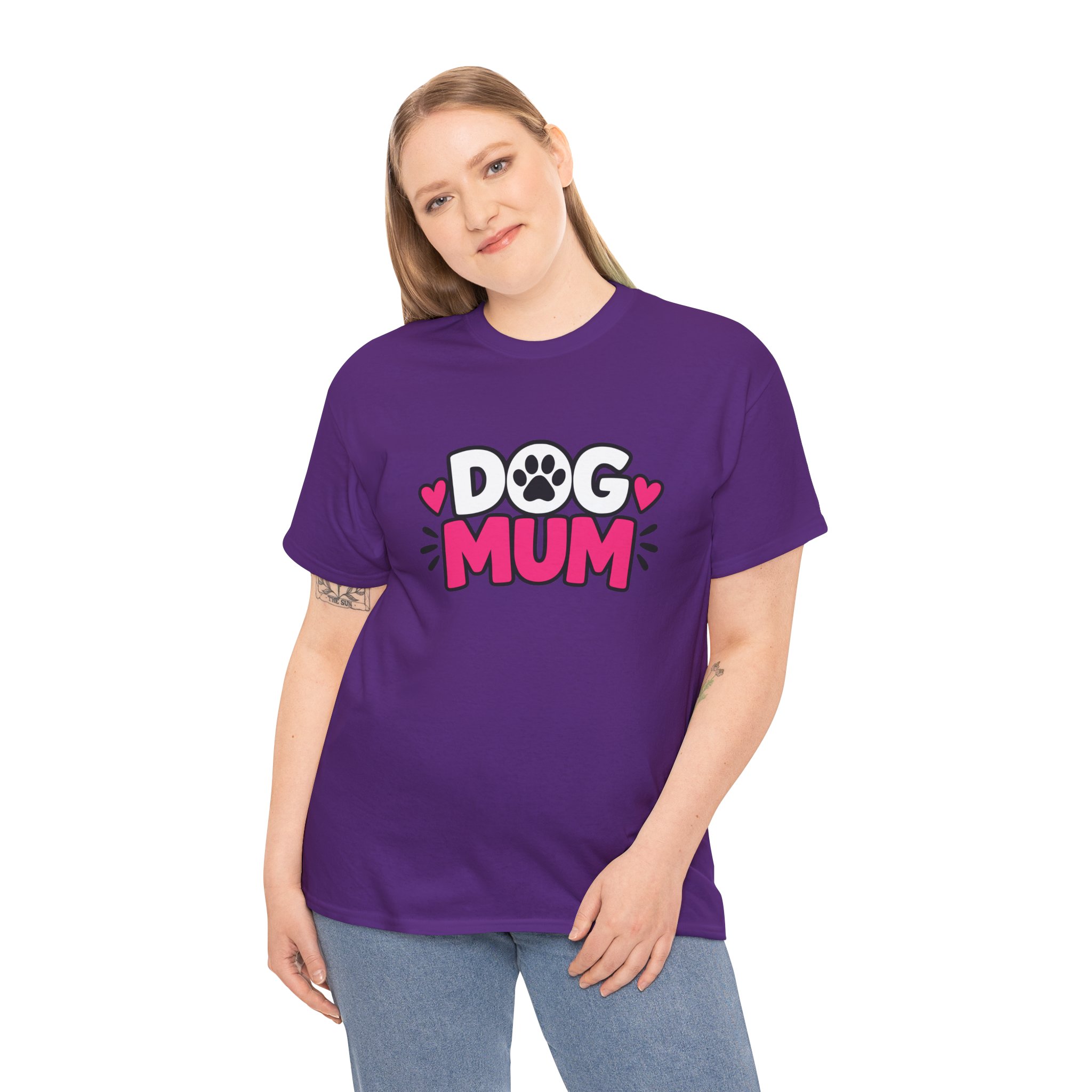 cute paw print dog lover graphic tee