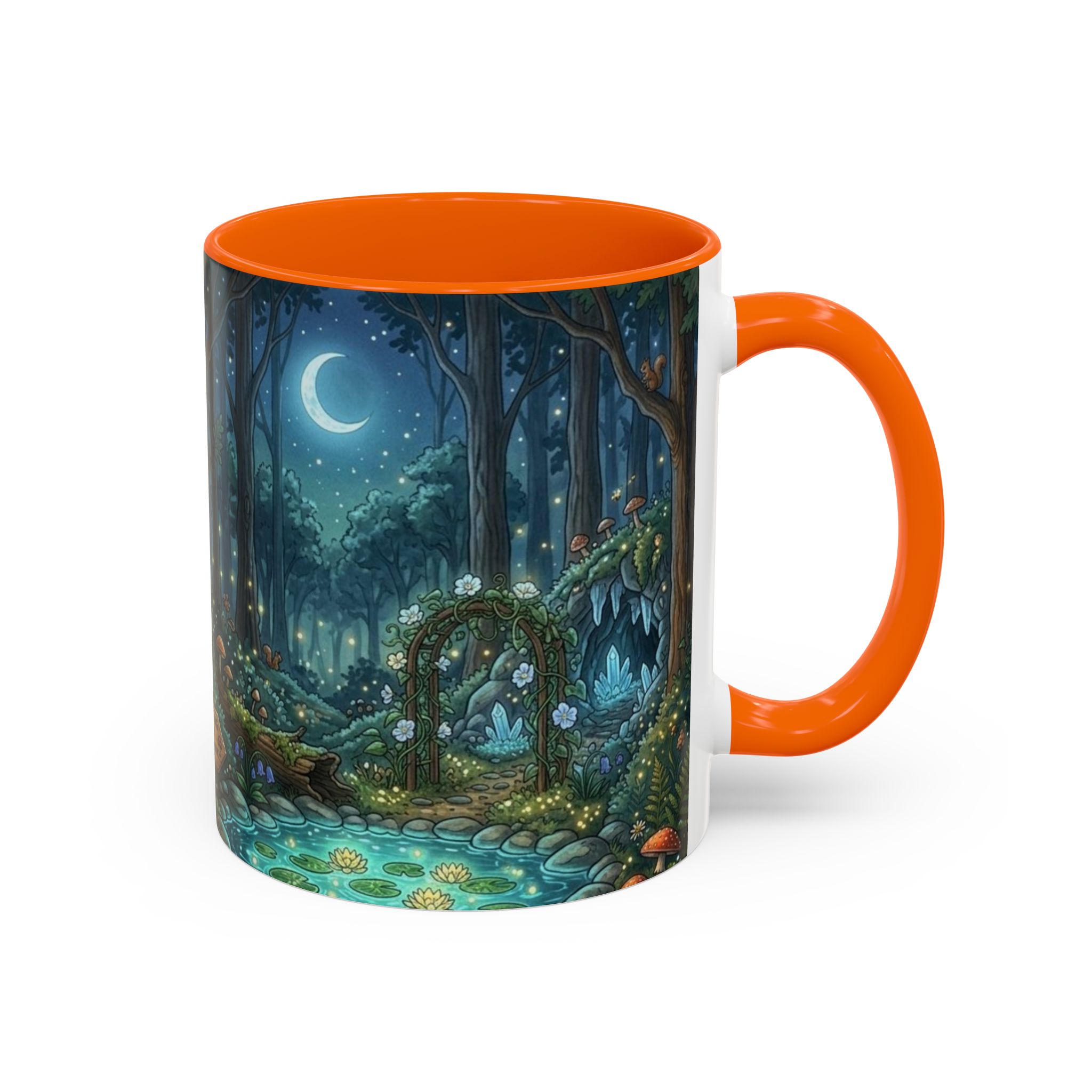 Enchanted Forest Coffee Mug — Moonlit Woodland Fantasy 11oz - Image 22