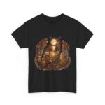 autumn night owl t‑shirt design