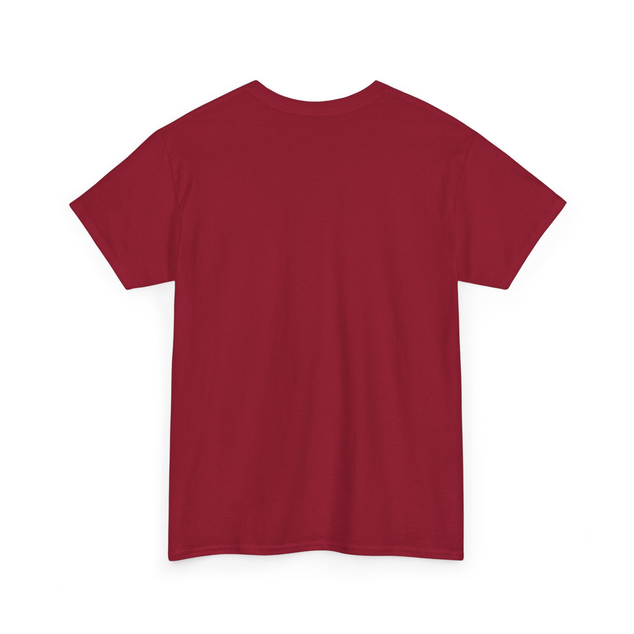 Side view of the Pumpkin Cottage Halloween T‑Shirt showing print placement and fit.