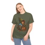 Fairy Hollow t‑shirt with cozy woodland mushroom home graphic design