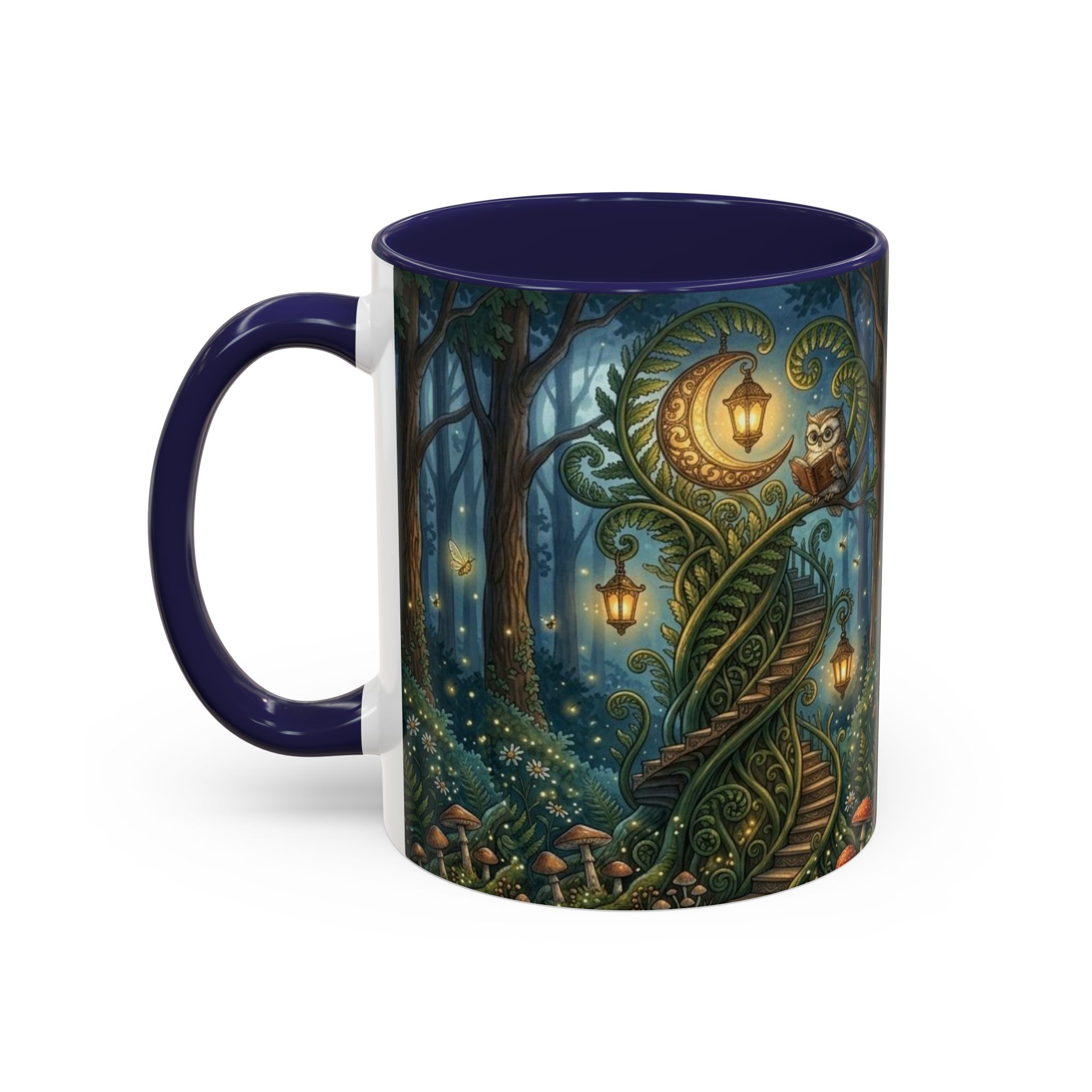 Enchanted Forest Coffee Mug — Moonlit Woodland Fantasy 11oz - Image 7
