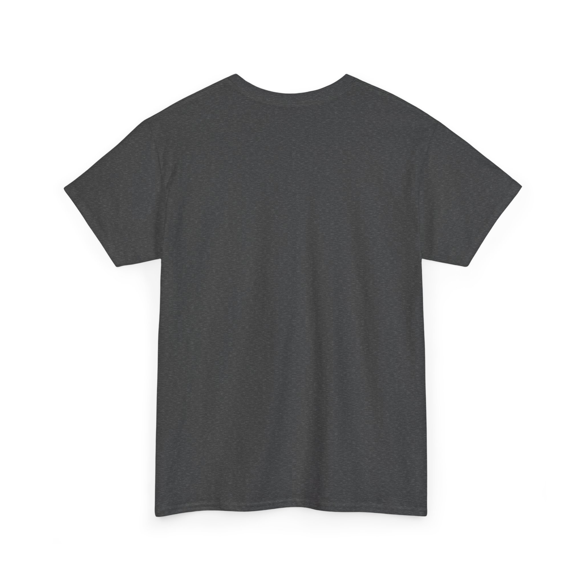 Side view of the Pumpkin Cottage Halloween T‑Shirt showing print placement and fit.