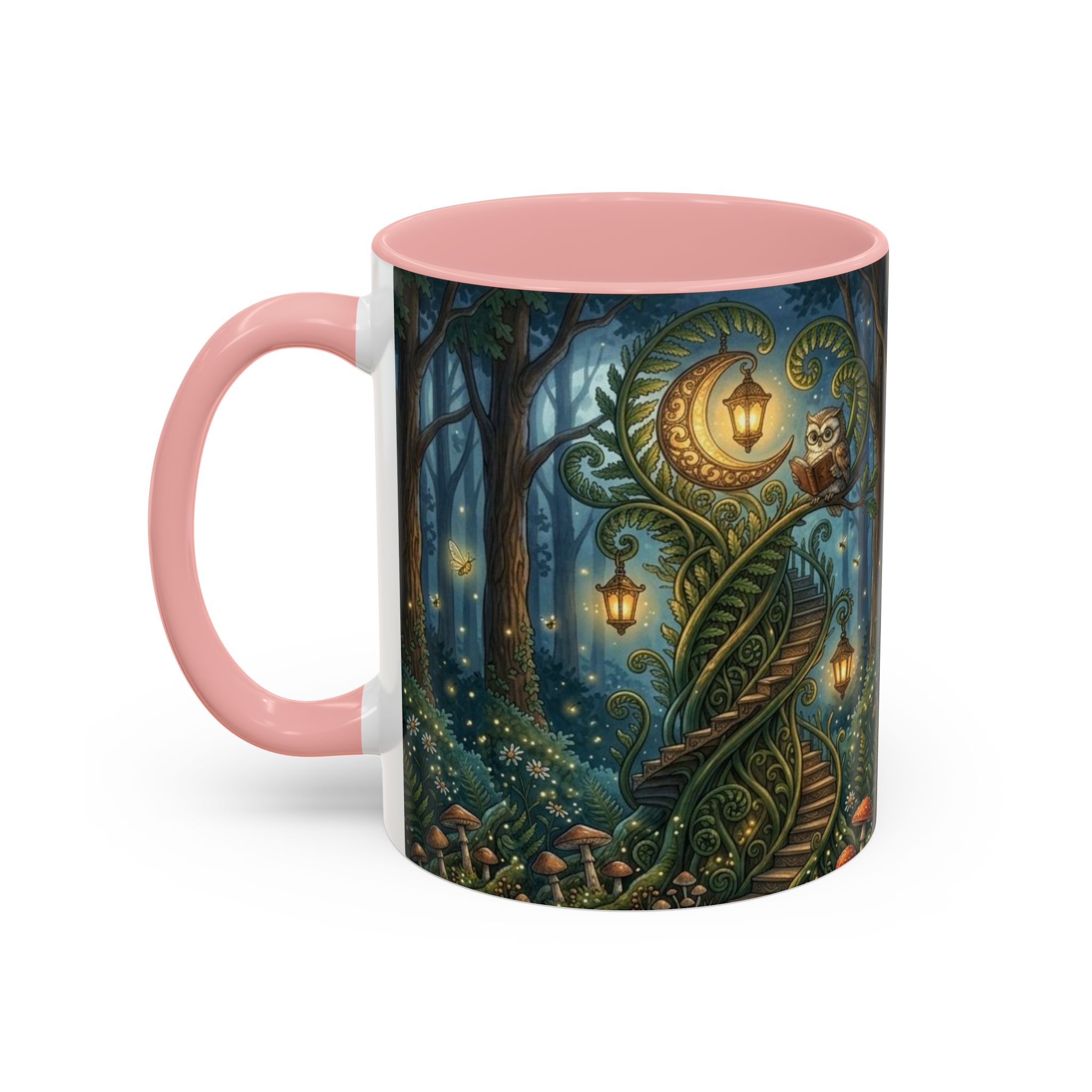Enchanted Forest Coffee Mug — Moonlit Woodland Fantasy 11oz - Image 11