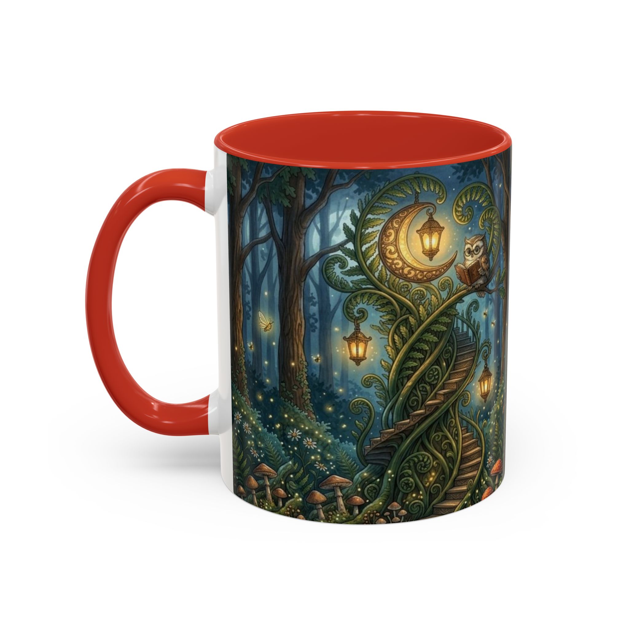 Enchanted Forest Coffee Mug — Moonlit Woodland Fantasy 11oz - Image 15