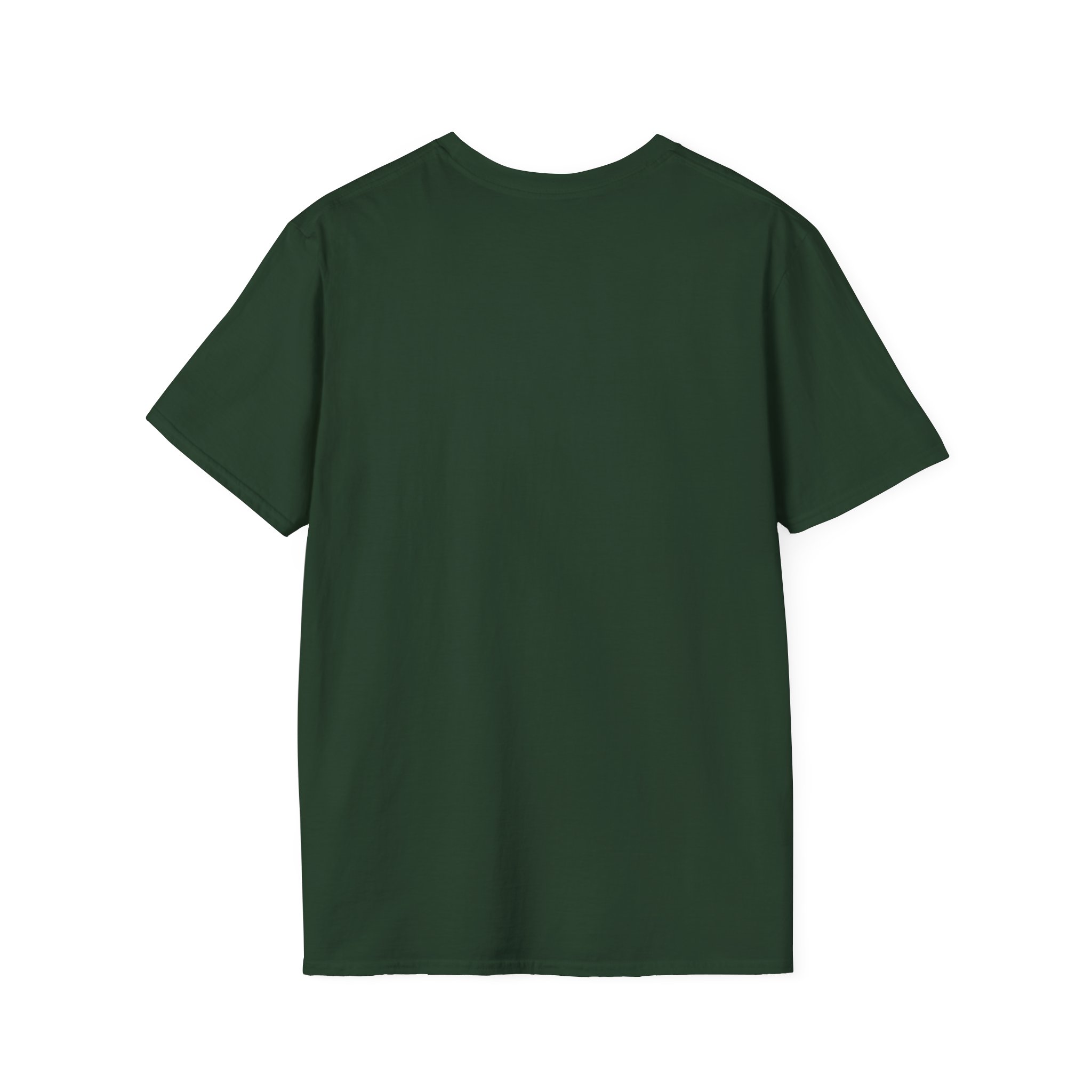 Back view of Christmas Snowman T‑shirt in holiday style