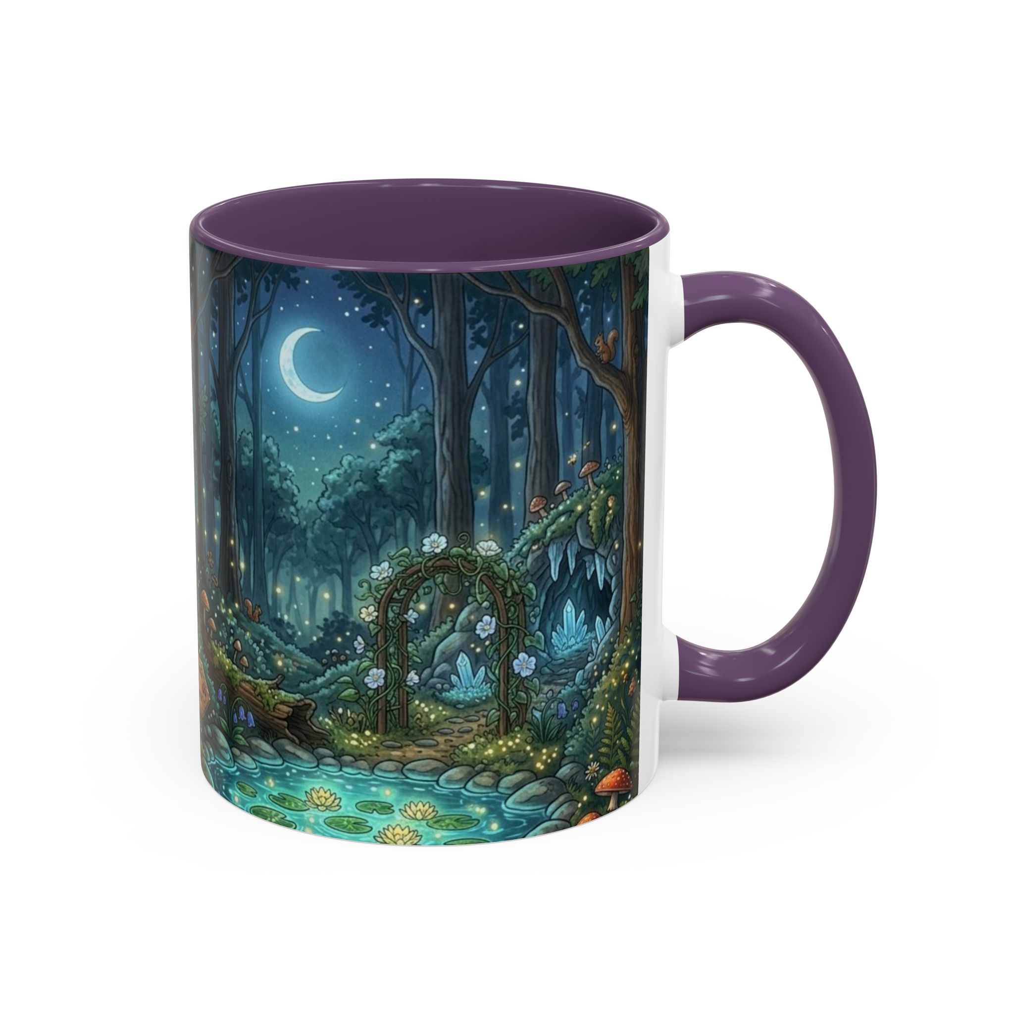 Enchanted Forest Coffee Mug — Moonlit Woodland Fantasy 11oz - Image 26