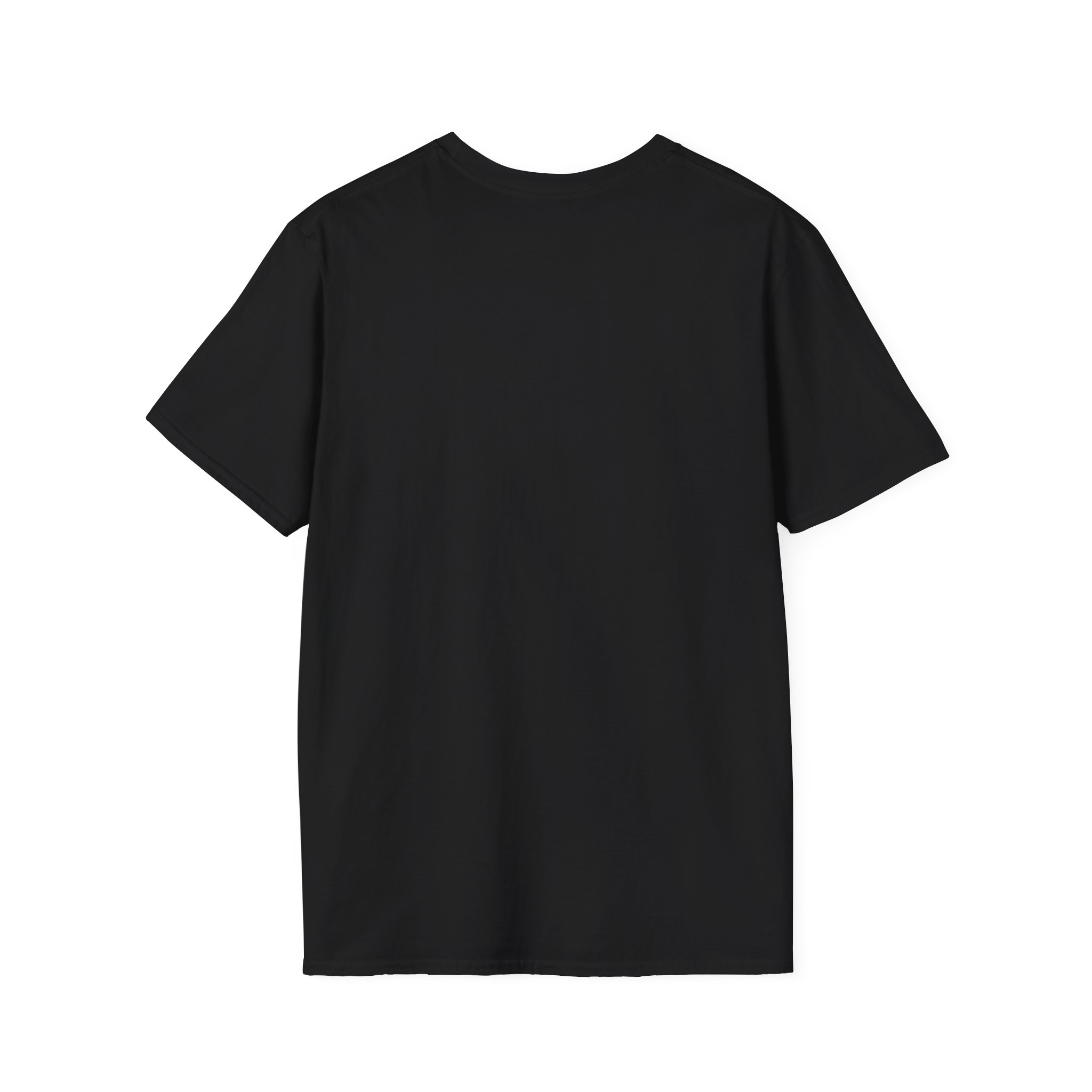 Back view of Christmas Snowman T‑shirt in holiday style