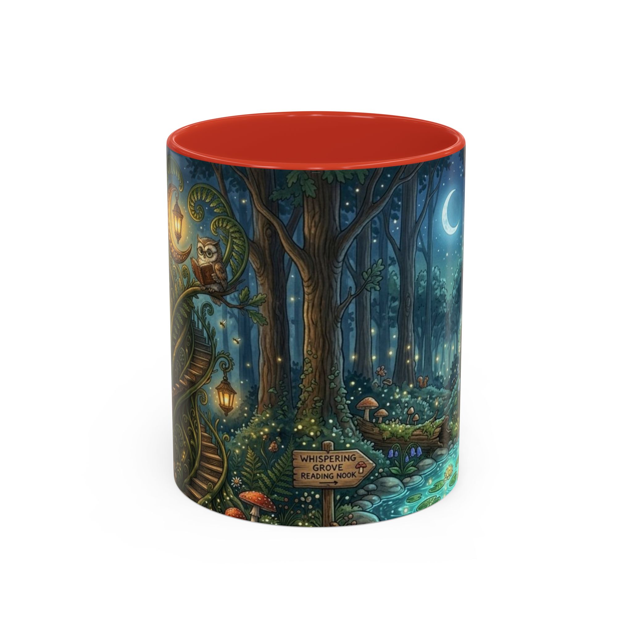 Enchanted Forest Coffee Mug — Moonlit Woodland Fantasy 11oz - Image 13